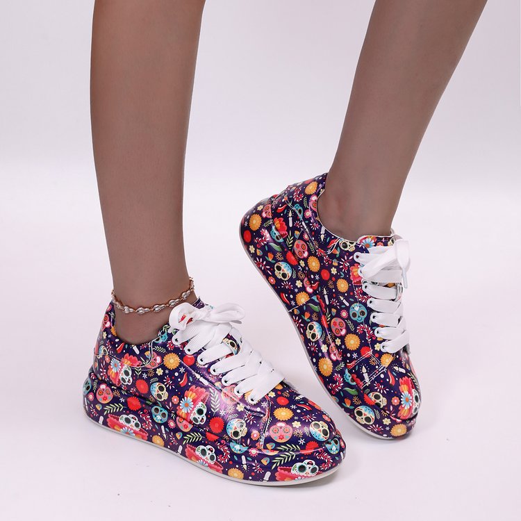国内で当店のみ ADC - Graffiti Canvas Platform Sneakers 国内で当店のみ ADC - Graffiti Canvas Platform Sneakers