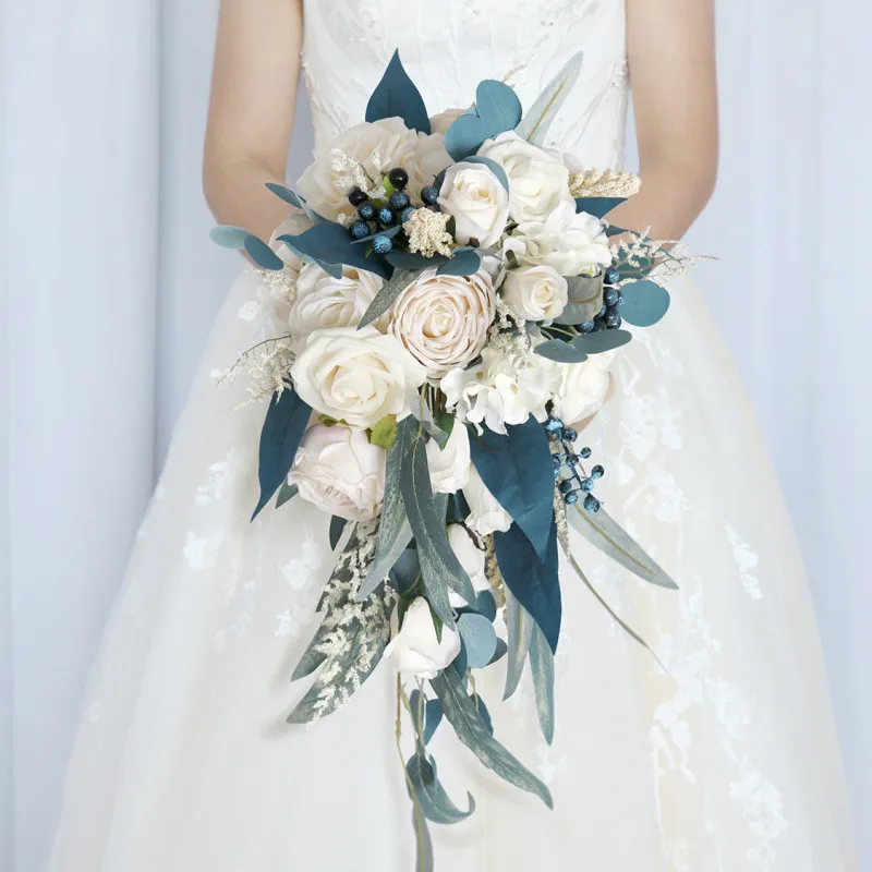 Simple Wedding Party Bride Simulation Silk Hand Flower