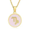 Pink-Capricorn (With Chain)
