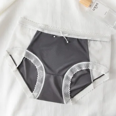 Women Sexy Lace Breathable Mesh Cotton Underwear