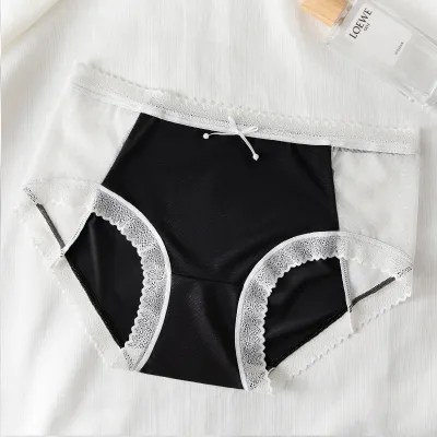 Women Sexy Lace Breathable Mesh Cotton Underwear