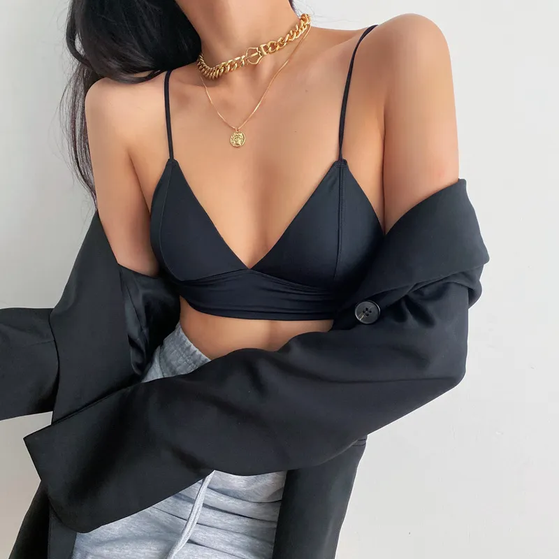 Women's Breathable Seamless Sexy Triangle Cup Wireless Bra