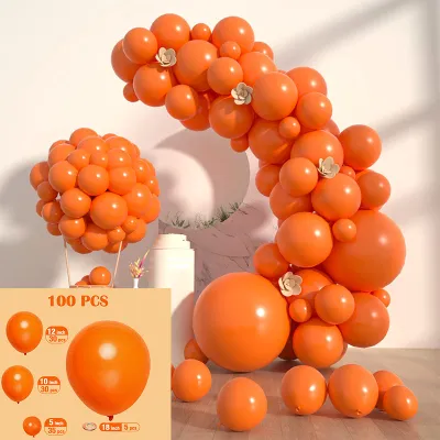 Simple Creative Wedding Party Solid Color Balloon Decoration 86pcs/Set