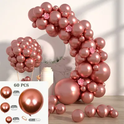 Simple Creative Wedding Party Solid Color Balloon Decoration 86pcs/Set