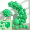 Green Balloon Set (Send Glue Ribbon Balloon Chain)