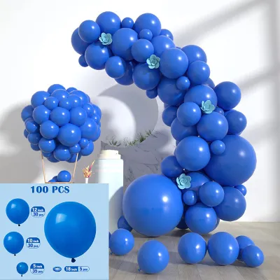 Simple Creative Wedding Party Solid Color Balloon Decoration 86pcs/Set