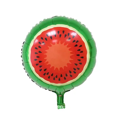 18 Inch Summer Party Cartoon Fruit Shape Aluminum Film Balloon Decoration