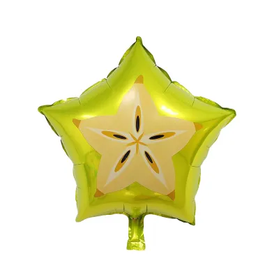 18 Inch Summer Party Cartoon Fruit Shape Aluminum Film Balloon Decoration