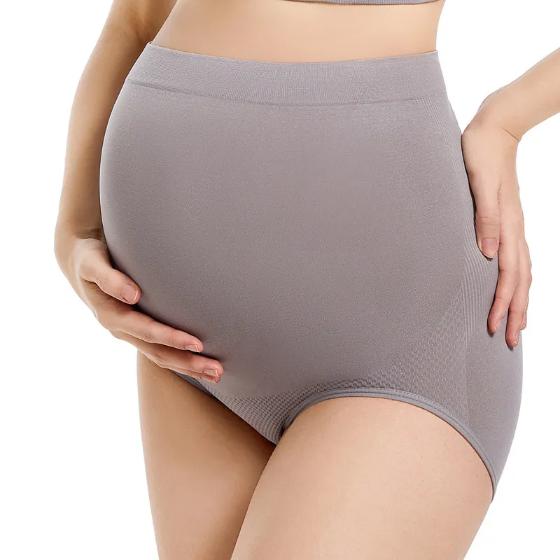 Pregnant Women High Waist Traceless Underwear