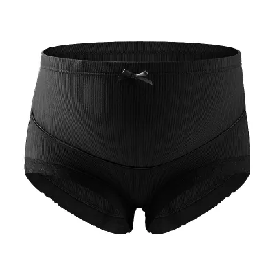 Pregnant Women Fashion High Waist Lace Breathable Underwear