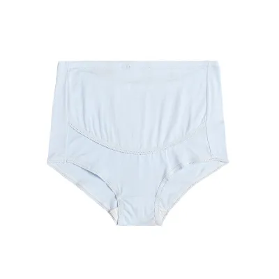 Pregnant Women High Waist Underwear Solid Color Pure Cotton
