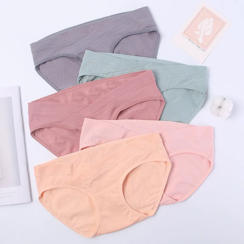 Pregnant Women Fashion Low Waist Breathable Cotton Underwear
