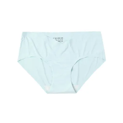 Women Maternity Simple V-Shaped Low Waist Traceless Underwear