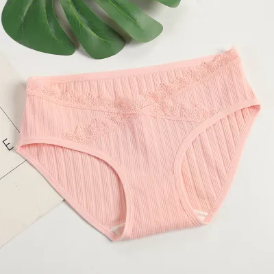 Pregnant Women Fashion Low Waist Belly Pants Breathable Underwear