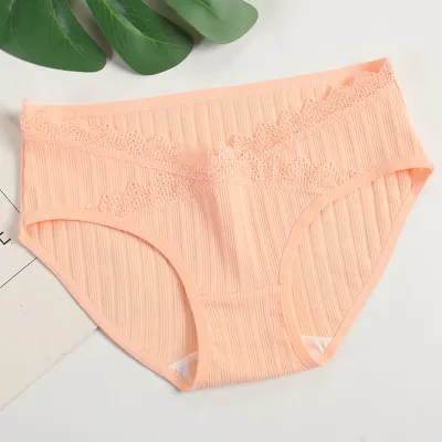 Pregnant Women Fashion Low Waist Belly Pants Breathable Underwear