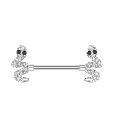 Women Fashion Sexy Butterfly Crown Stainless Steel Body Piercing Jewelry