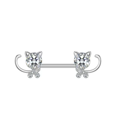 Women Fashion Sexy Butterfly Crown Stainless Steel Body Piercing Jewelry