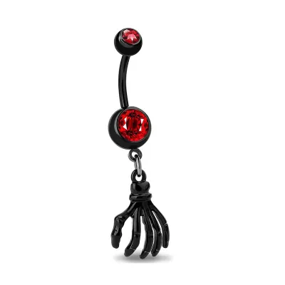 Women Fashion Creative Moon Bat Belly Button Body Piercing Jewelry