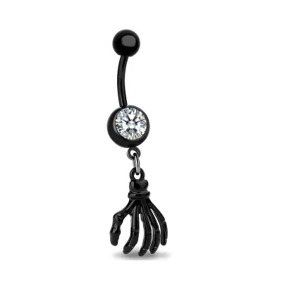 Women Fashion Creative Moon Bat Belly Button Body Piercing Jewelry