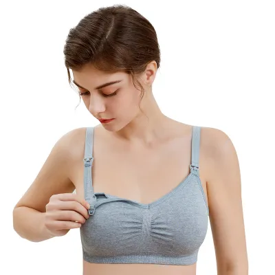 Pregnant Women Fashion Push-Up Anti-Sagging Front Buckle Nursing Bra