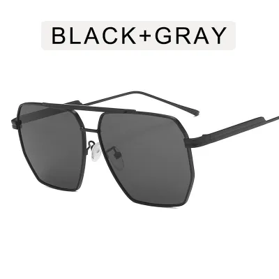 Fashion Metal Square Thin Frame Sunglasses
