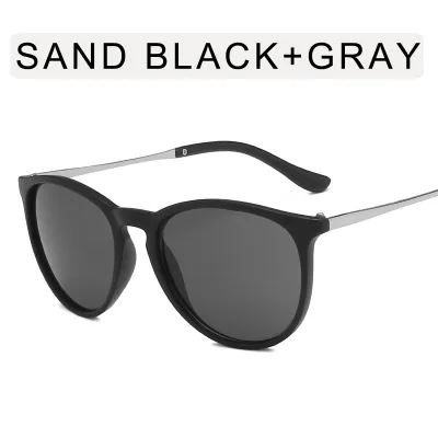 Women's Metal PC Oval Sunglasses
