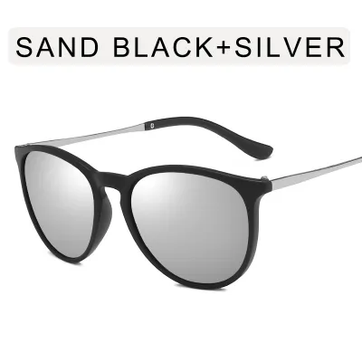 Women's Metal PC Oval Sunglasses