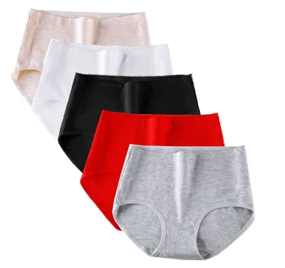 Plus Size Women High Waist Modal Panties