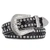 Black Silver Silver Buckle