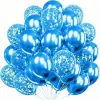12 Inch Metal Blue 20 Blue Sequins 10
