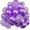 12 Inch Metal Purple 20 Purple Long Sequins 10
