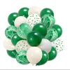 12 Inch Green 10 White 10 Agate 5 Green Sequins 5
