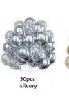 12 Inch Metal Silver 20 Silver Sequins 10