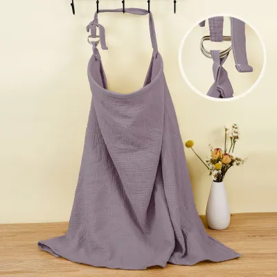 Double-Layer Pure Cotton Baby Blanket Stroller Cover Breastfeeding Towel for Girls