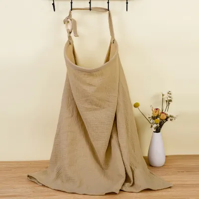 Double-Layer Pure Cotton Baby Blanket Stroller Cover Breastfeeding Towel for Girls