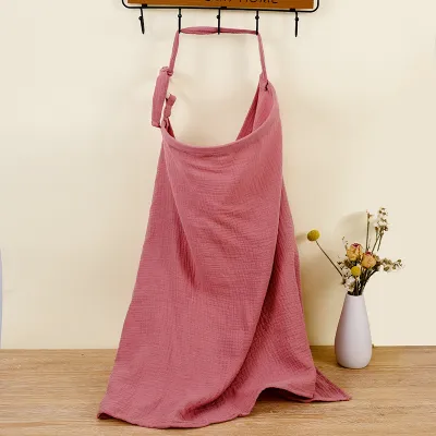 Double-Layer Pure Cotton Baby Blanket Stroller Cover Breastfeeding Towel for Girls
