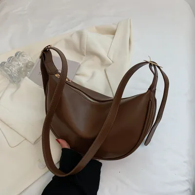 Women Fashion Casual Crossbody Dumpling PU Bag