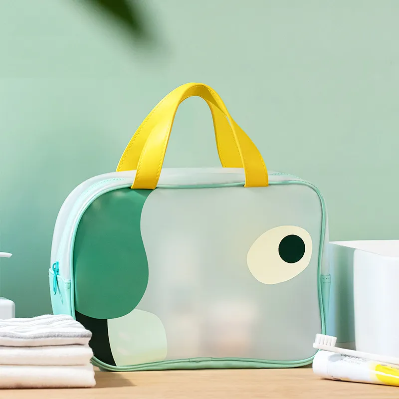 Cartoon Tpu Storage Large Capacity Waterproof Dustproof Portable Cosmetic Bag
