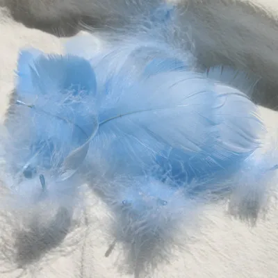 Simple Creative Wedding Party Y Multicolor Goose Feather Gift Box Filling Decoration Materials 100-Bag