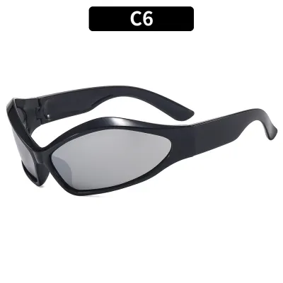 Personalized Vintage Wide Leg Special-Shaped Sunglasses