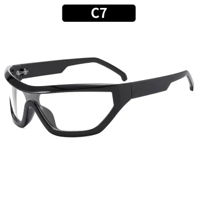 Fashion Women Y2k Large Frame Riding Sunglasses Sweet College Style