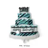 Medium Cake Balloon-Blue