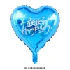 18 Inch Love Blue Happy Birthday