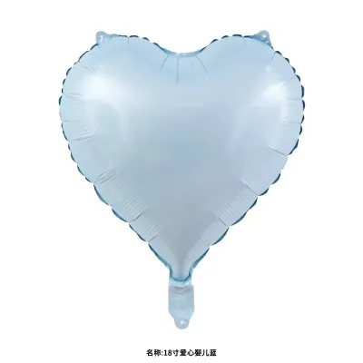 18 Inch Creative Holiday Party Heart-Shaped Stars Aluminum Film Balloon Decoration