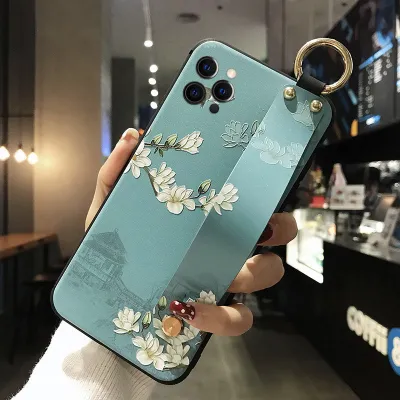Wristband Apple 15 Pro Max Cute Animal Cat Rabbit TPU Phone Case