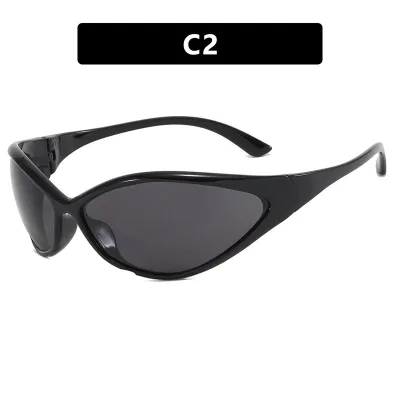 Y2k Future Technology Sunglasses Special-Shaped Mirror AC PC
