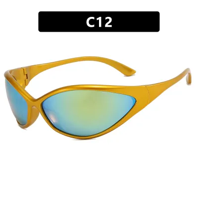 Y2k Future Technology Sunglasses Special-Shaped Mirror AC PC