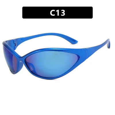 Y2k Future Technology Sunglasses Special-Shaped Mirror AC PC