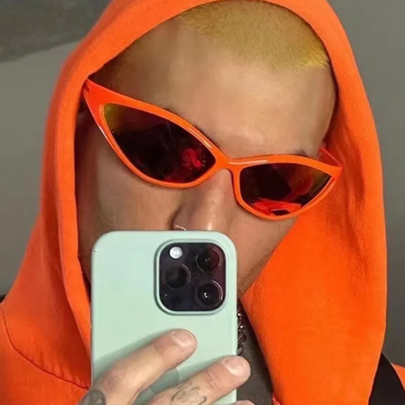 Y2k Future Technology Sunglasses Special-Shaped Mirror AC PC