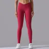 6627 Crossover Waist Trousers-Red